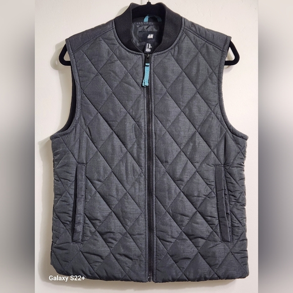 H&M Other - Gray Quilted Vest